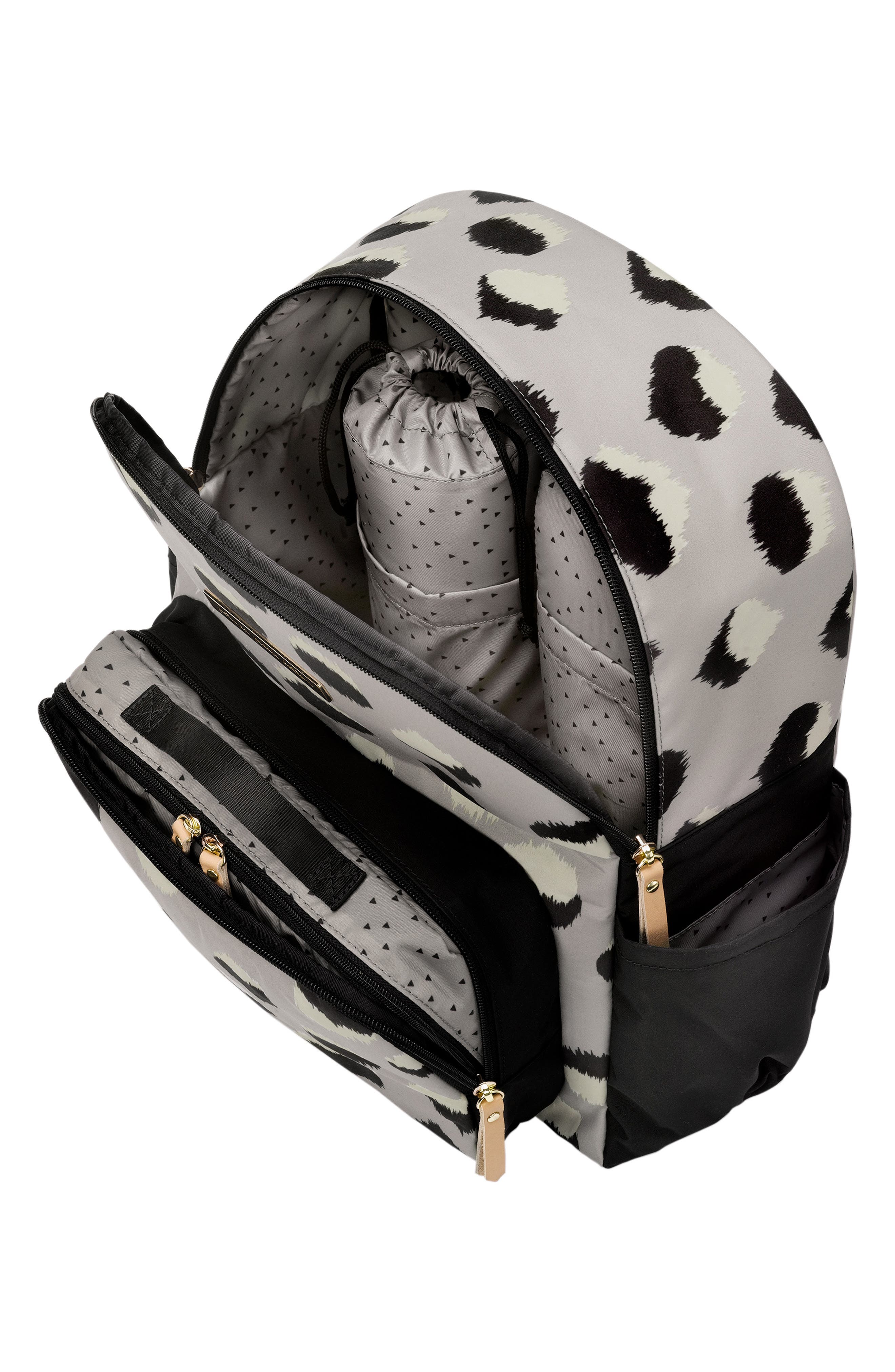 Petunia Pickle Bottom District Inkblot Diaper Backpack, Alternate, color, Grey