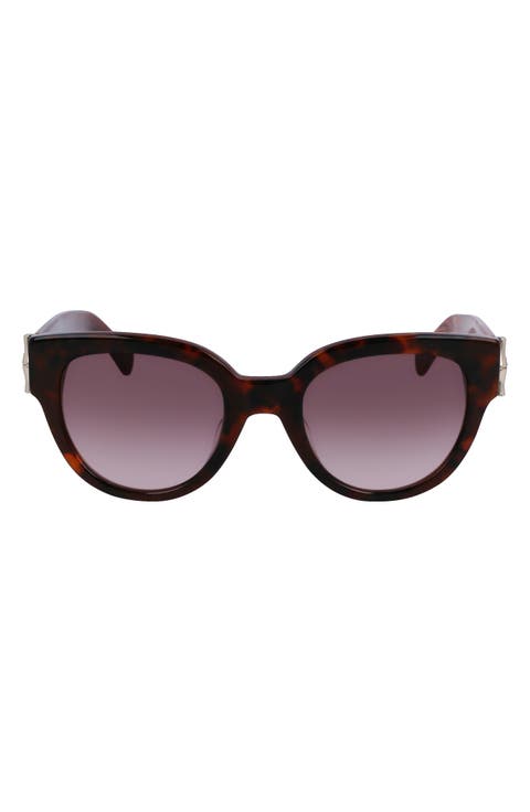 52mm Gradient Tea Cup Sunglasses