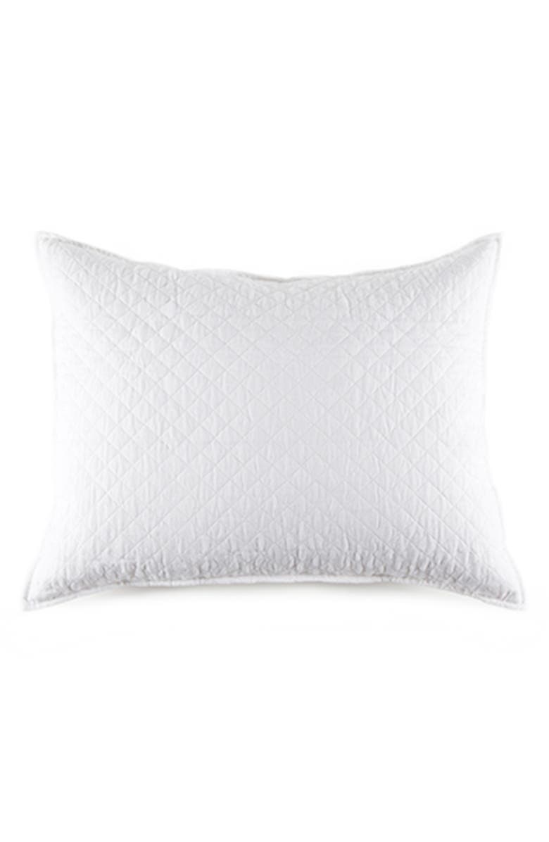 Pom Pom at Home Big Hampton Accent Pillow, Main, color, White