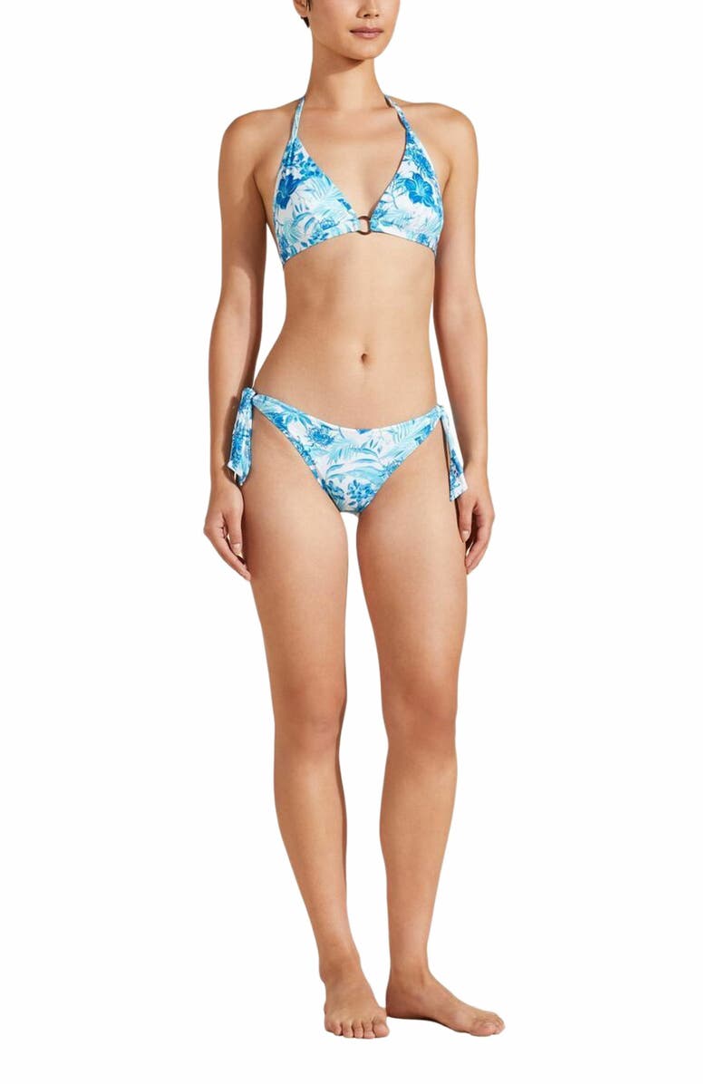 Vilebrequin Women's Tahiti Flowers Halter Bikini Top, Main, color, 