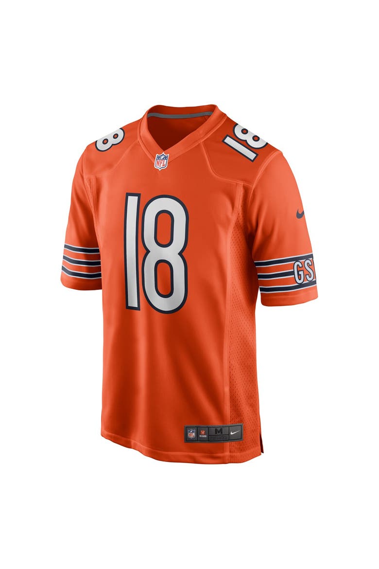 Men's Nike Caleb Williams Orange Chicago Bears Alternate 2024 NFL Draft First Round Pick Player Game Jersey, Alternate, color, Orange