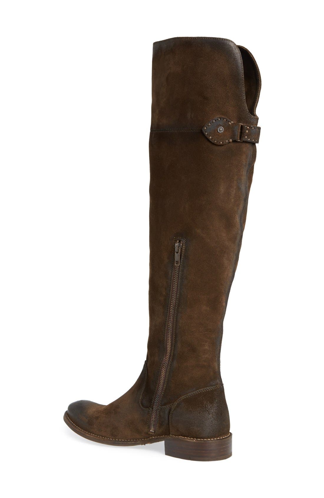 'Shirley' Over The Knee Boot, Alternate, color, FATIGUE SUEDE