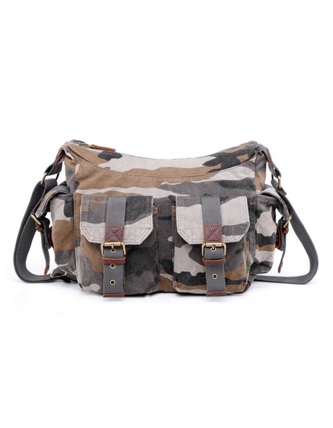 Leaf Hill Canvas Pocket Messenger Bag