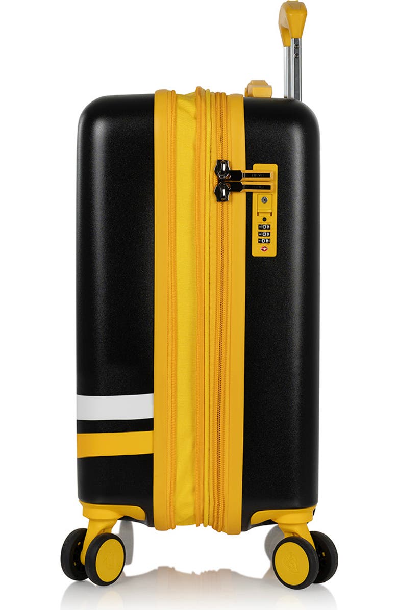 Heys NHL 21 Inch Luggage - Pittsburgh Penguins, Alternate, color, Black