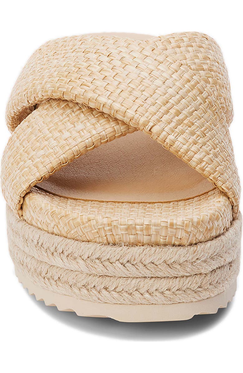 BEACH BY MATISSE Hali Platform Sandal, Alternate, color, Natural