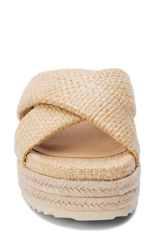 Beach By Matisse Hali Platform Sandal In Neutral