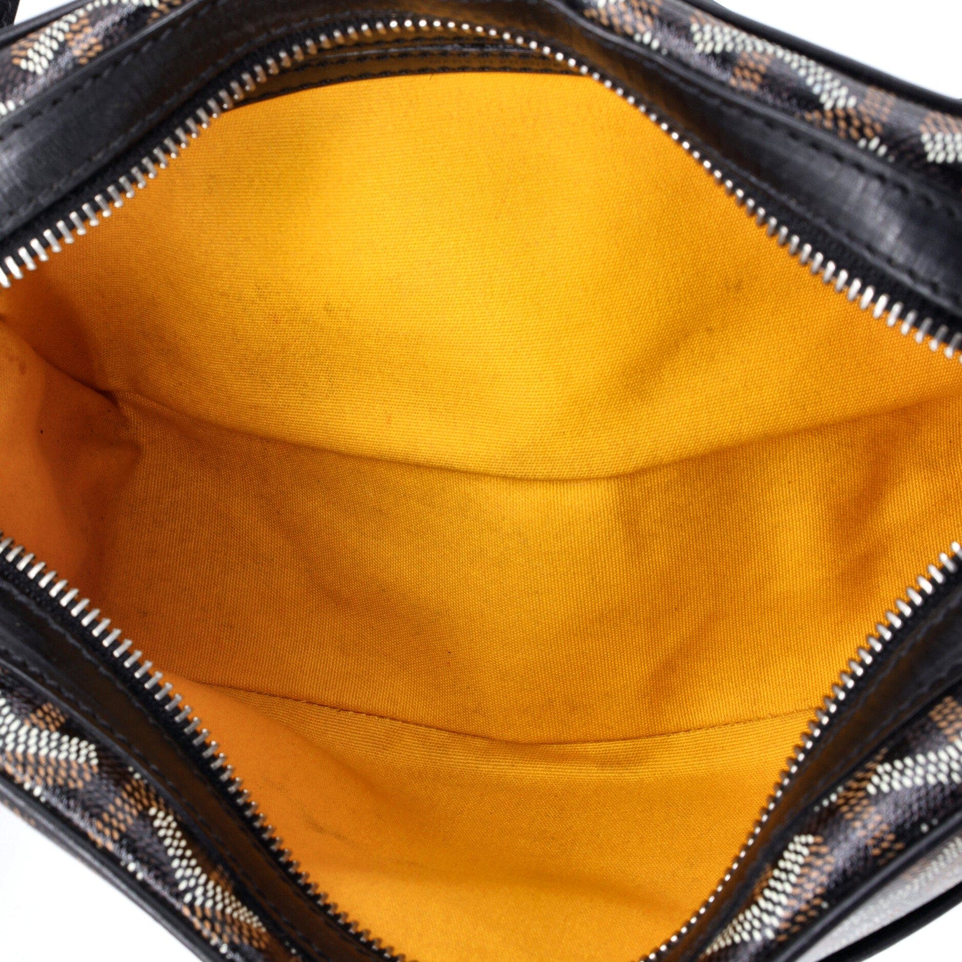 Cap Vert Bag Printed Coated Canvas, Alternate, color, Black