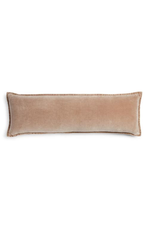 Nordstrom Velveteen Bolster Pillow In Neutral