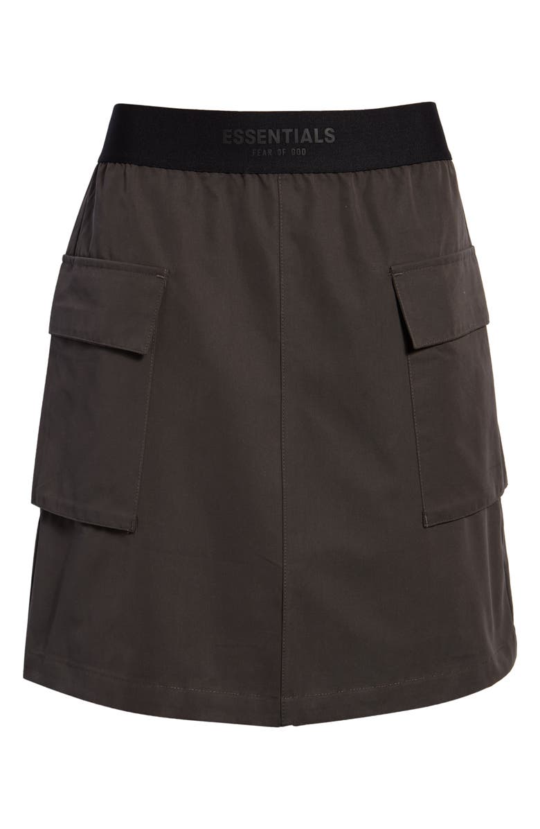 Fear of God Essentials Cotton Blend Cargo Skirt, Alternate, color, 