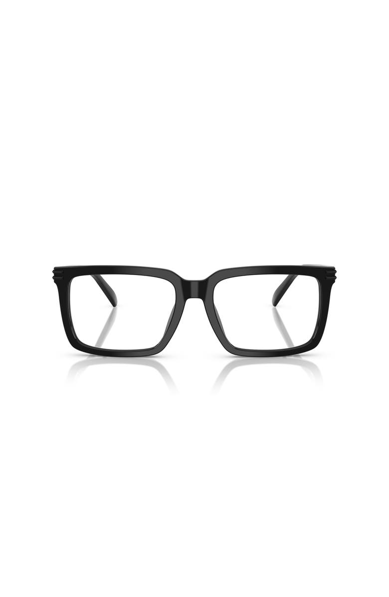 Michael Kors 55mm Square optical glasses, Alternate, color, Black