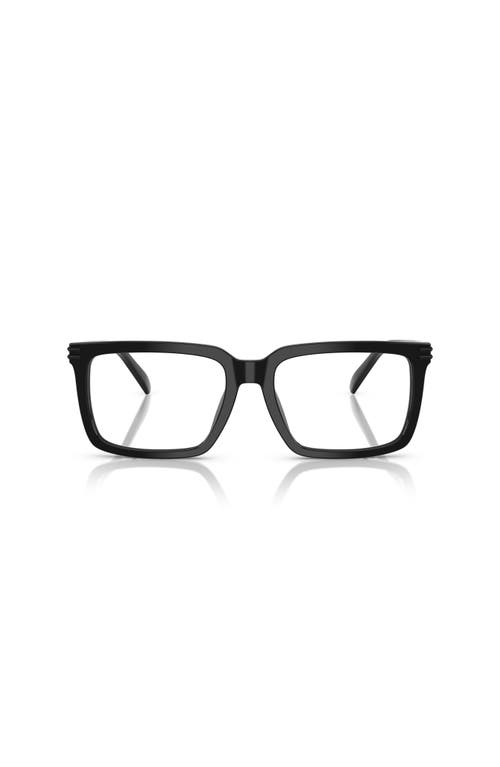 Michael Kors 55mm Square Optical Glasses In Black