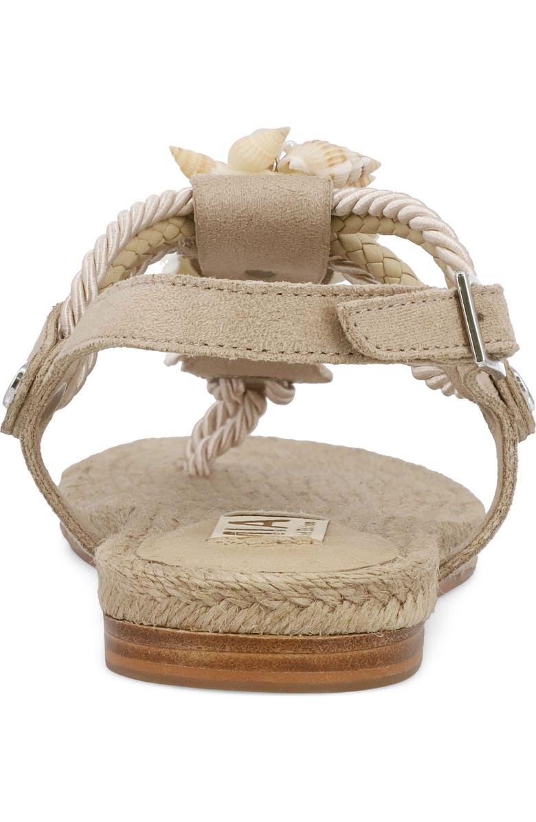 MIA Agoya Slingback Espadrille Sandal, Alternate, color, Natural/ Seashell