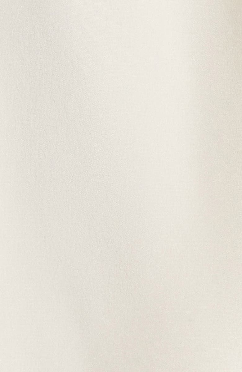 STAUD Verano Silk & Lace Shorts, Alternate, color, White