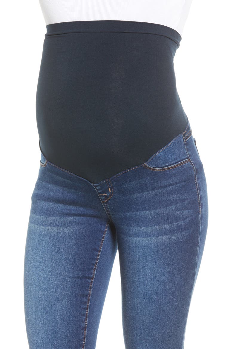 Butter Ankle Skinny Maternity Jeans, Alternate, color, ZIGGY
