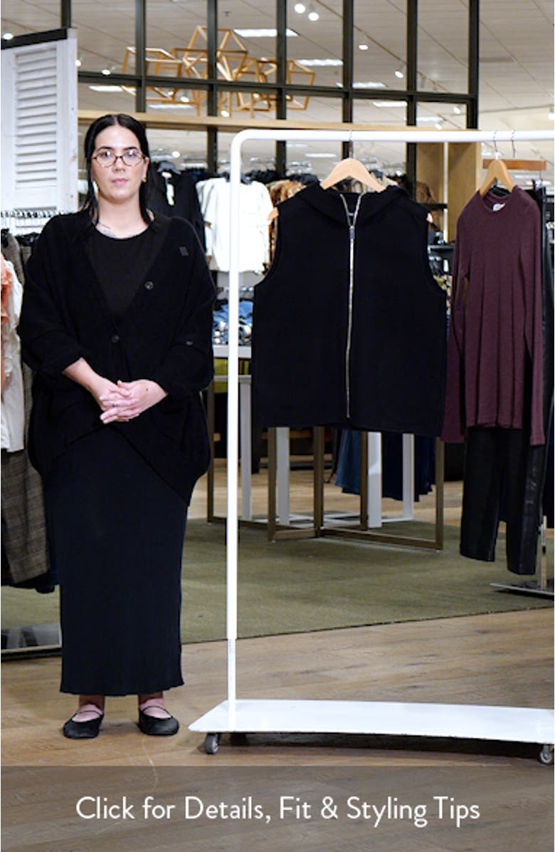 Wool & Cashmere Hooded Vest, sales video thumbnail