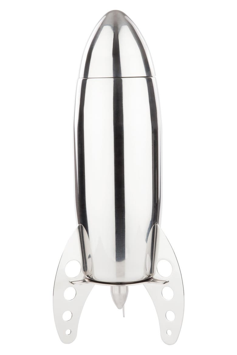 Irving Rocket Cocktail Shaker in Stainless Steel, Main, color, METALLIC SILVER