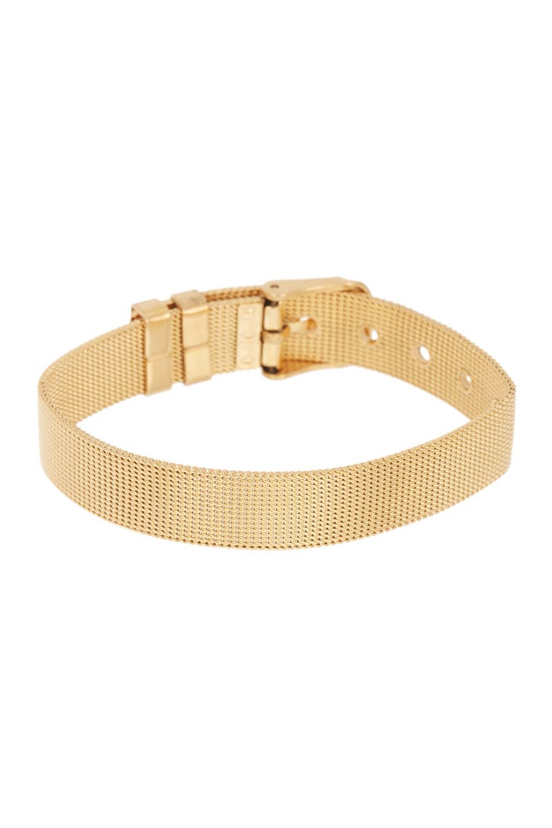 14K Gold Plated Belt Bracelet, Alternate, color, YELLOW