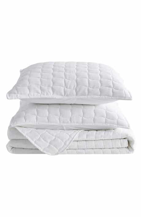 Woven & Weft Wave Stitched Quilt Set