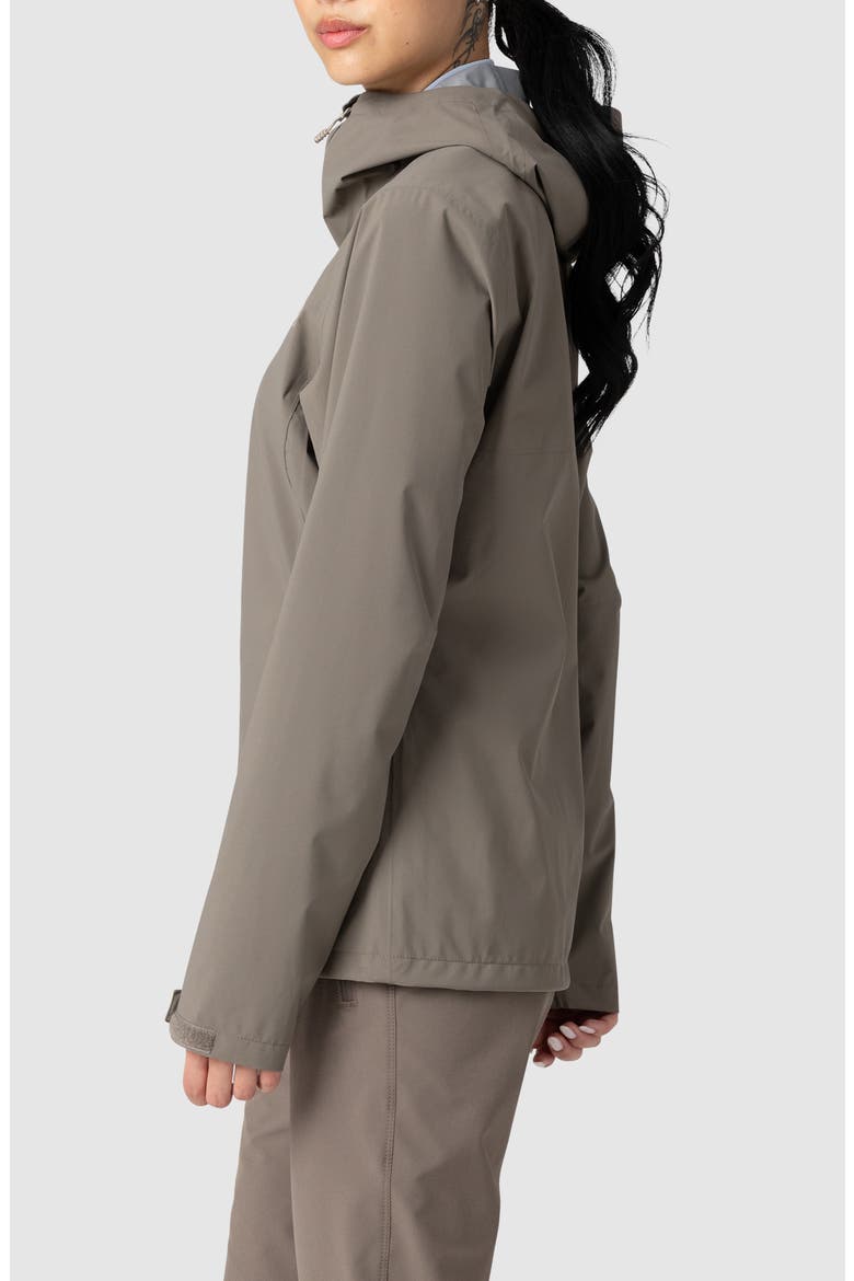 Stratoburst Packable Rain Jacket, Alternate, color, GRAVEL