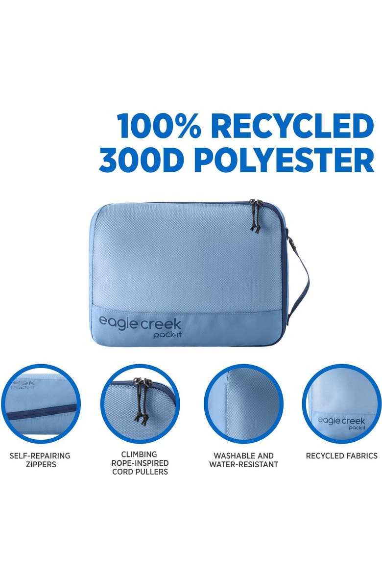 EAGLE CREEK Pack-It Reveal Medium Cube, Alternate, color, Blue Dawn