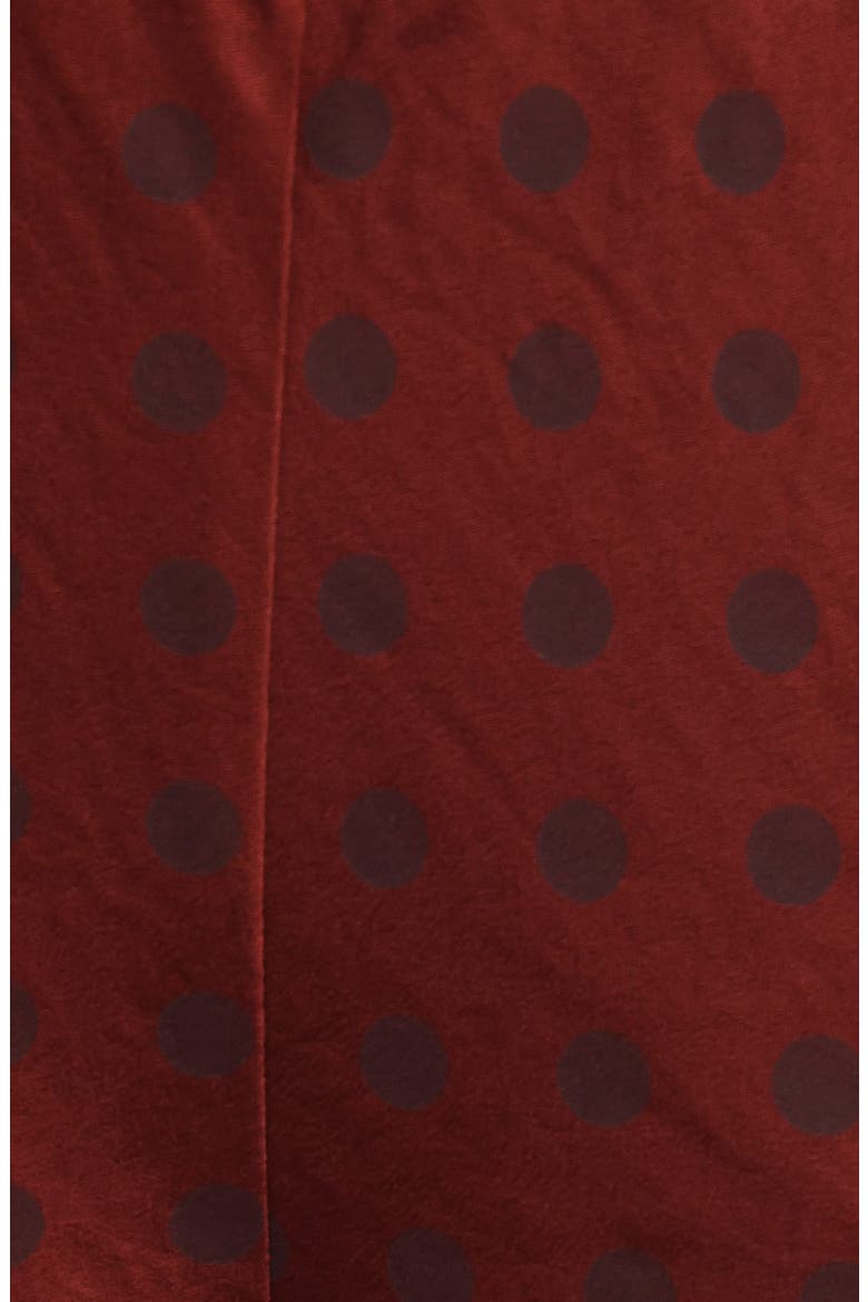 Mandie Polka Dot Pants, Alternate, color, BROWN/ MAROON DOT