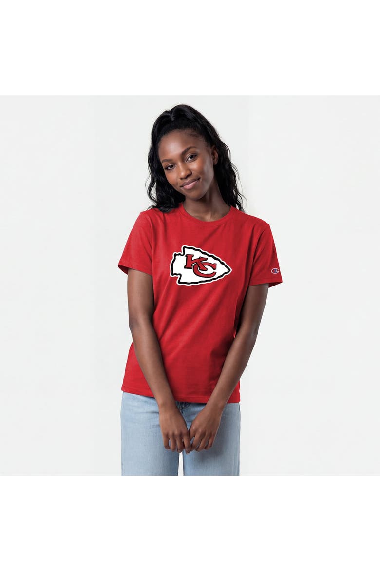 Women's Champion  Red Kansas City Chiefs Logo T-Shirt, Main, color, Red