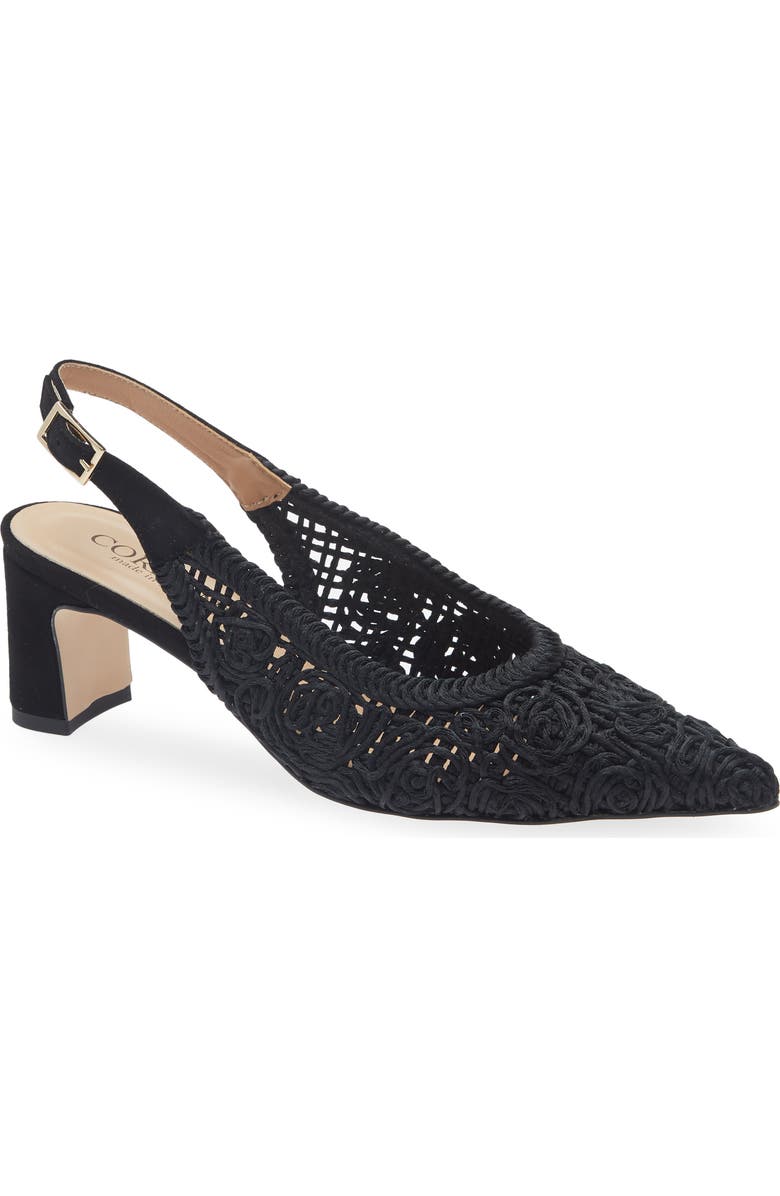 Cordani Nikole Slingback Pointed Toe Pump, Main, color, Black