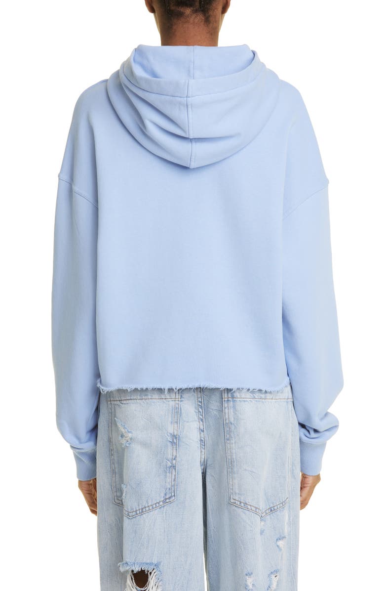 Givenchy Logo Crop Hoodie, Alternate, color, 