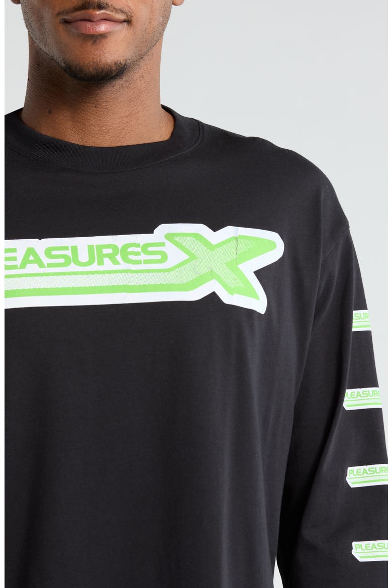Long Sleeve Graphic T-shirt, Alternate, color, BLACK