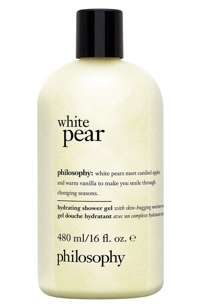 philosophy white pear hydrating shower gel, Main, color, White Pear