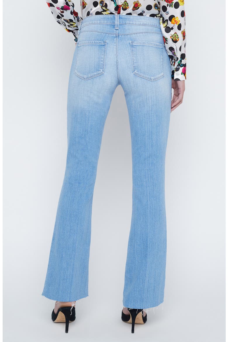 Sneeki Raw Hem Straight Leg Jeans, Alternate, color, BAYVIEW