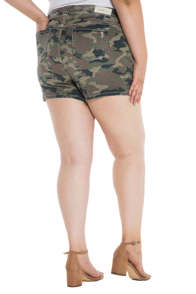 Denim Shorts, Alternate, color, ARMY CAMO