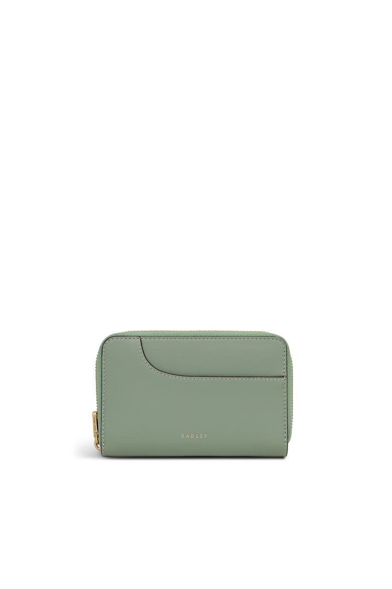 Pockets Medium Zip Around Wallet, Main, color, Pistachio