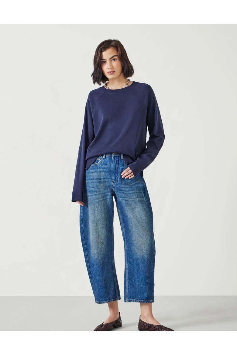 Matilda Raglan Top, Alternate, color, Dark Navy