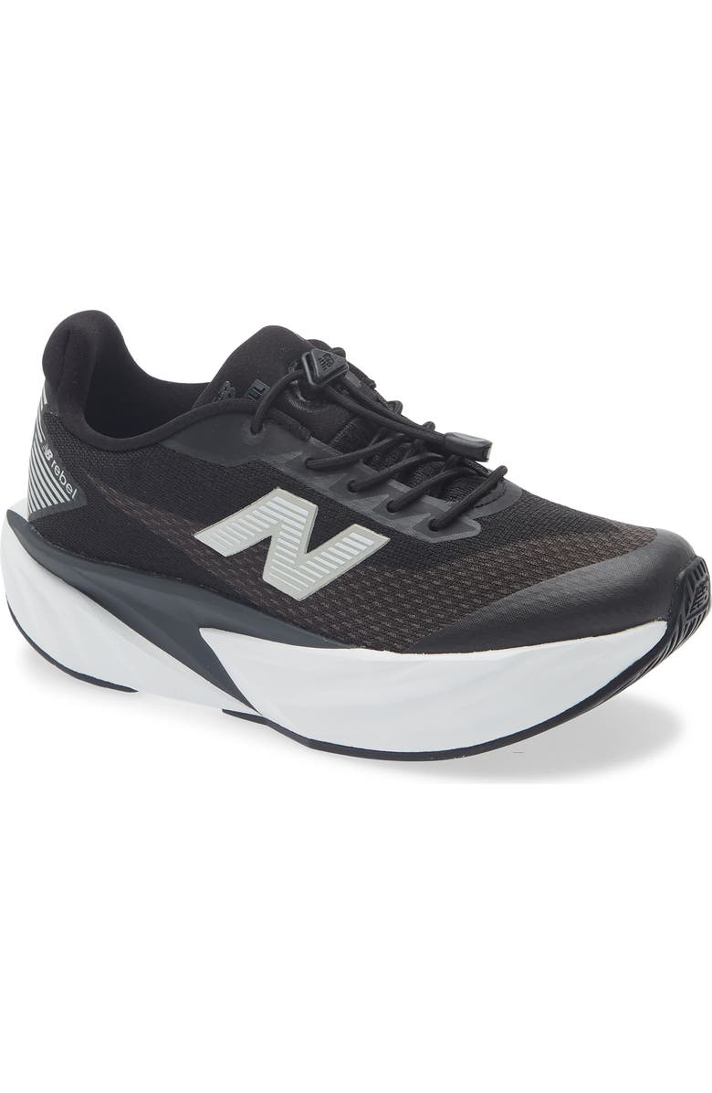 New Balance Kids' FuelCell Rebel Sneaker, Main, color, Black/ White