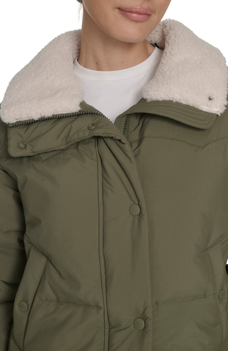 Levi's Western Puffer Jacket, Alternate, color, Olive