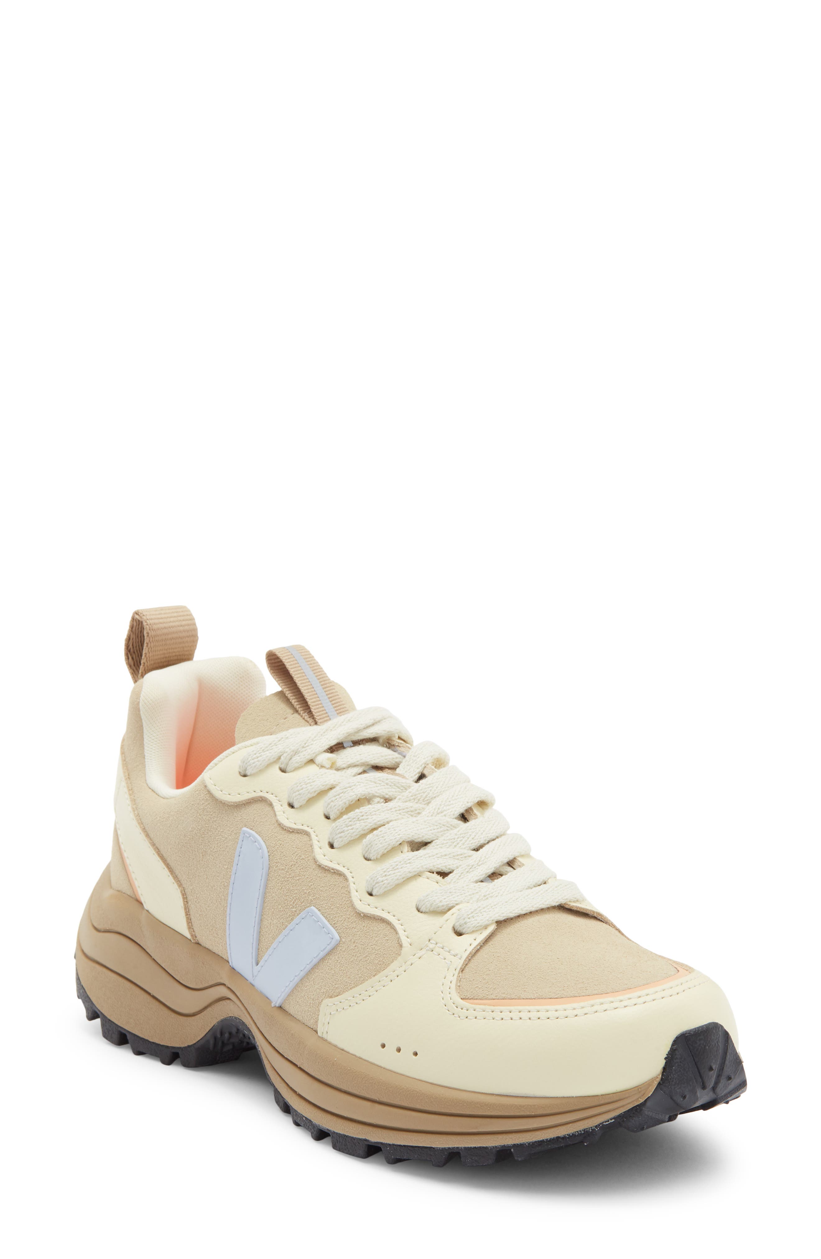 Veja Venturi Suede Almond Swan Training Sneaker, Main, color, 