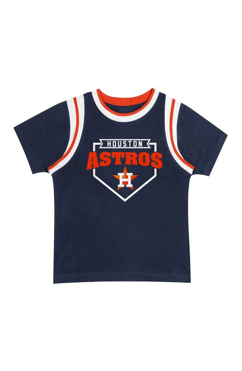Outerstuff Preschool Fanatics Branded Houston Astros Loaded Base T-Shirt & Shorts Set, Alternate, color, Navy