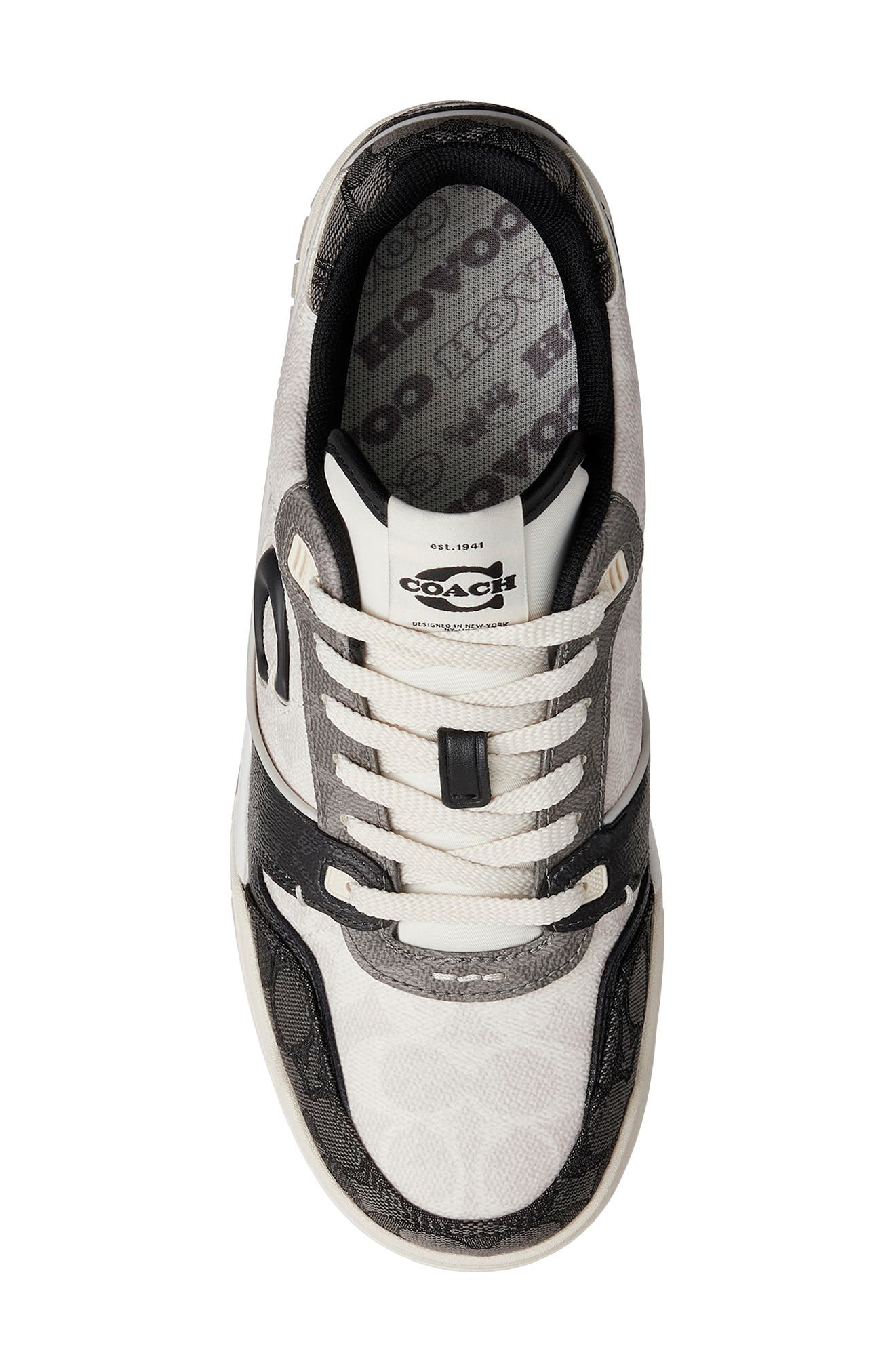 COACH Soho Sneaker, Alternate, color, Black/ Chalk