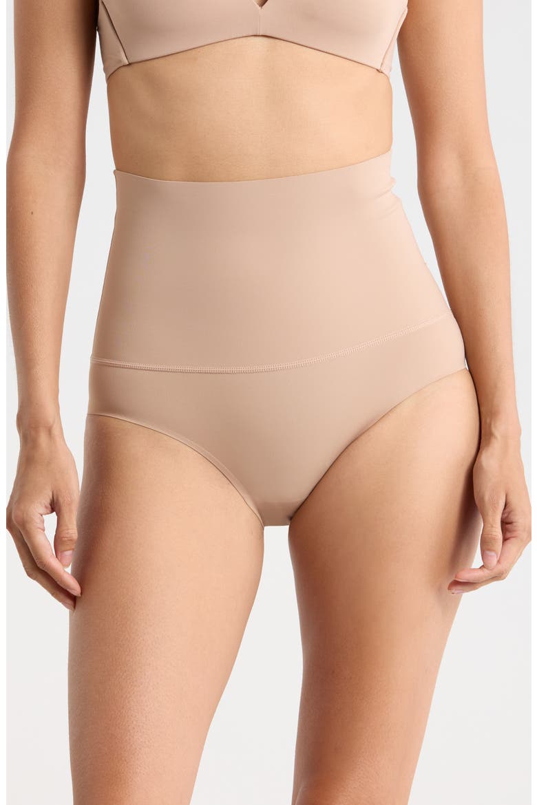 2-Pack High Waisted Shaper Briefs, Main, color, BLACK ROEBUCK