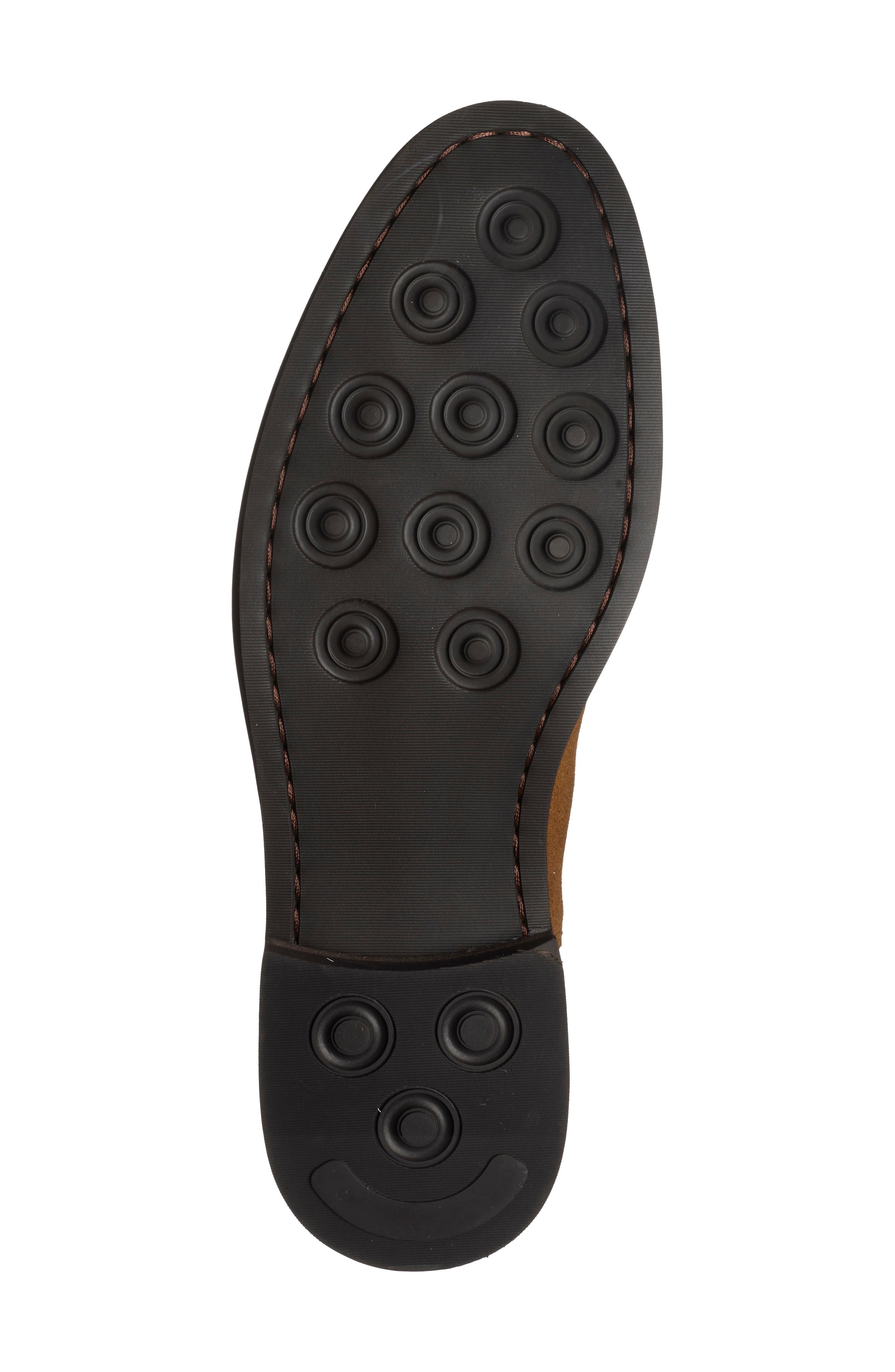 Dominik Leather Chelsea Boot, Alternate, color, CHESTNUT OILED SUEDE