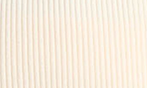 Vince Rib Racerback Stretch Cotton Blend Tank Top In White