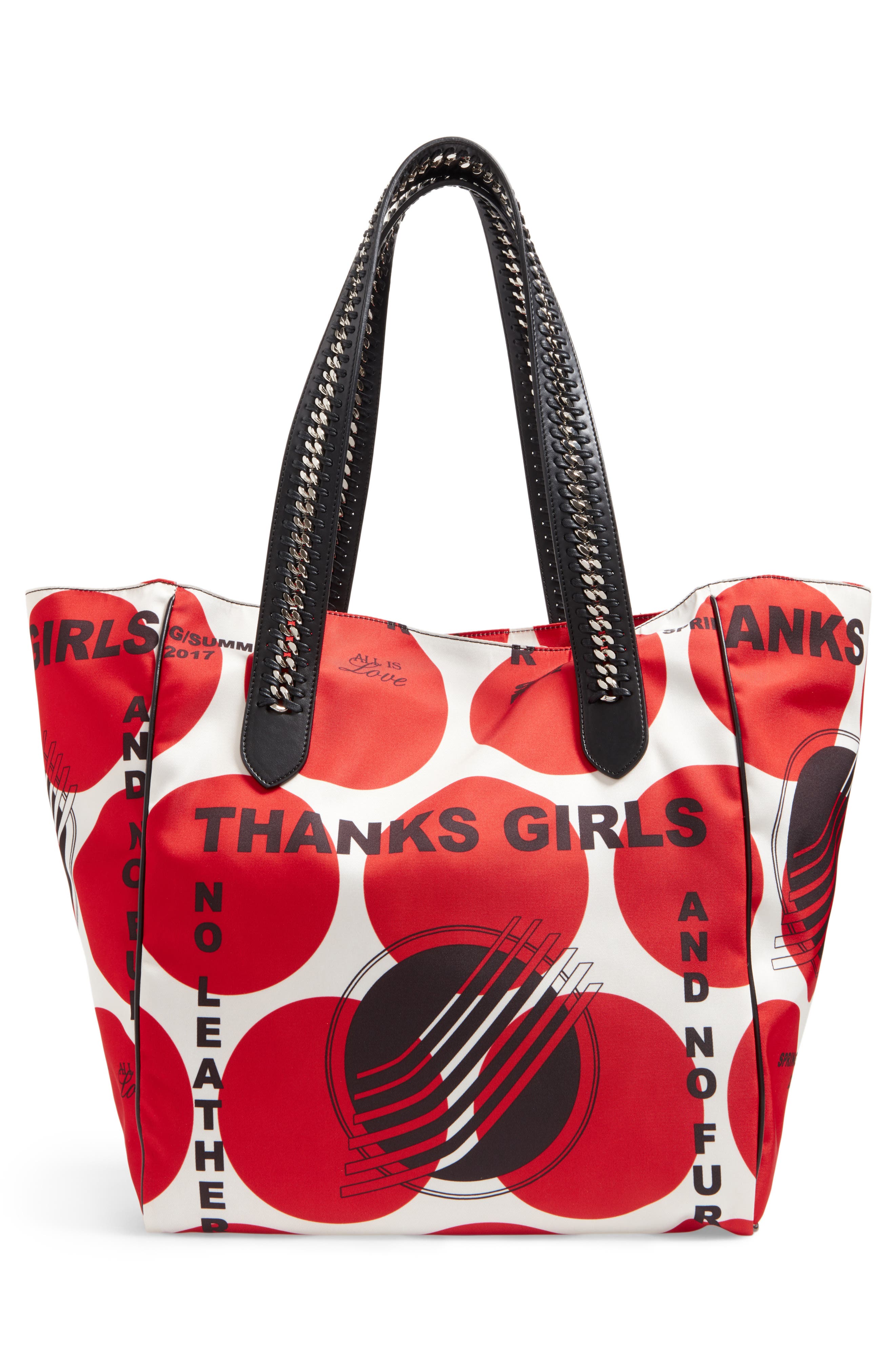Stella McCartney Thanks Girls Nylon Tote, Alternate, color, 