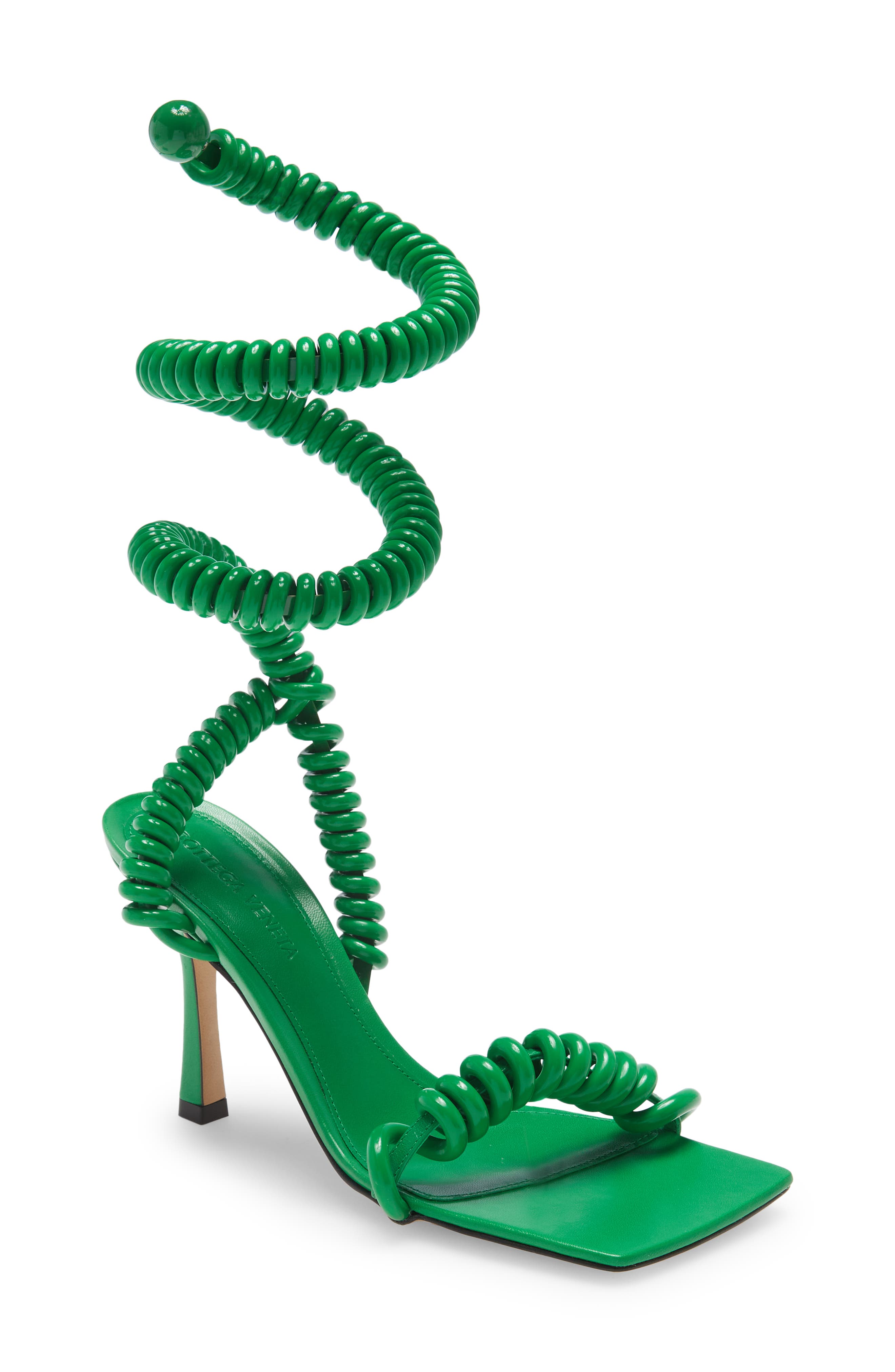 Bottega Veneta Cord Ankle Wrap Sandal, Main, color, 