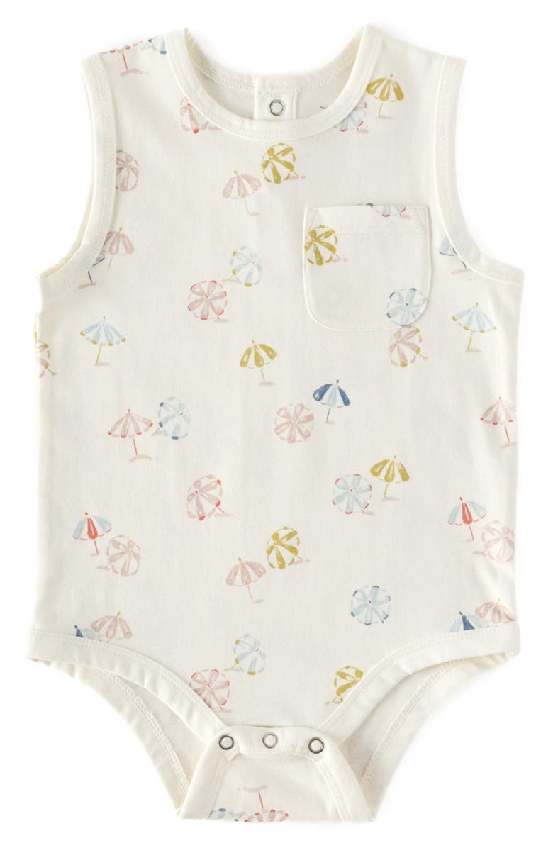 Pehr Organic Cotton Jersey Bodysuit, Main, color, Shade