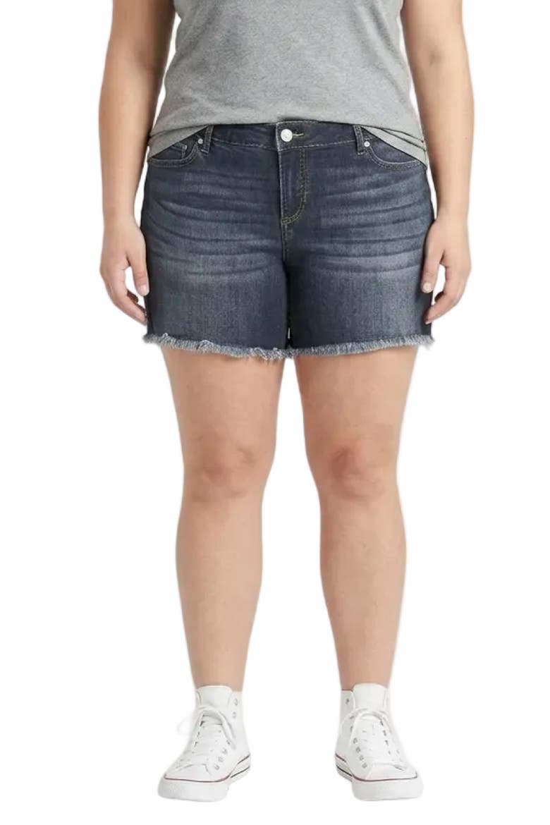 Frayed Hem Shorts, Main, color, LUMINARA