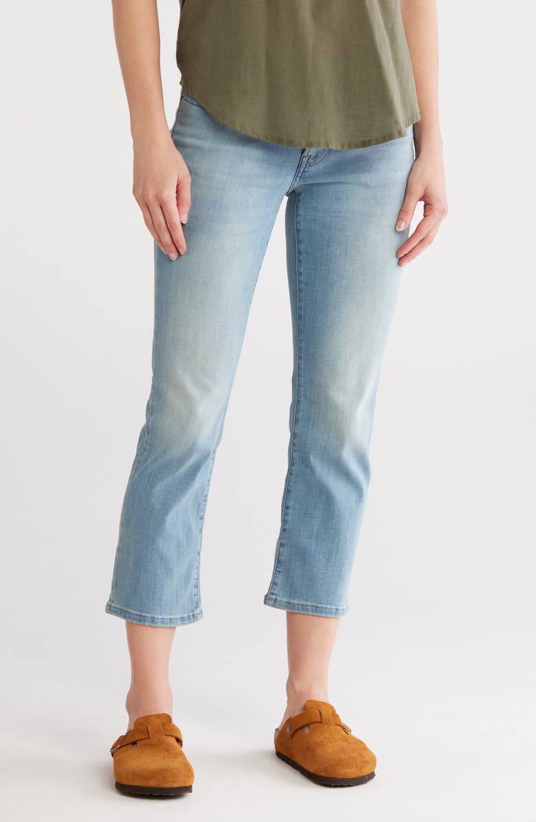 Lucky Brand Sweet Crop Straight Leg Jeans, Main, color, Heat Wave