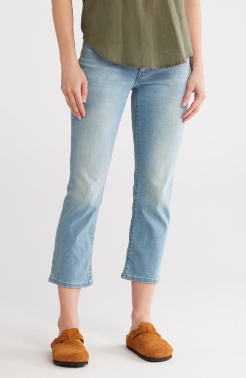 Sweet Crop Straight Leg Jeans (Heat Wave)