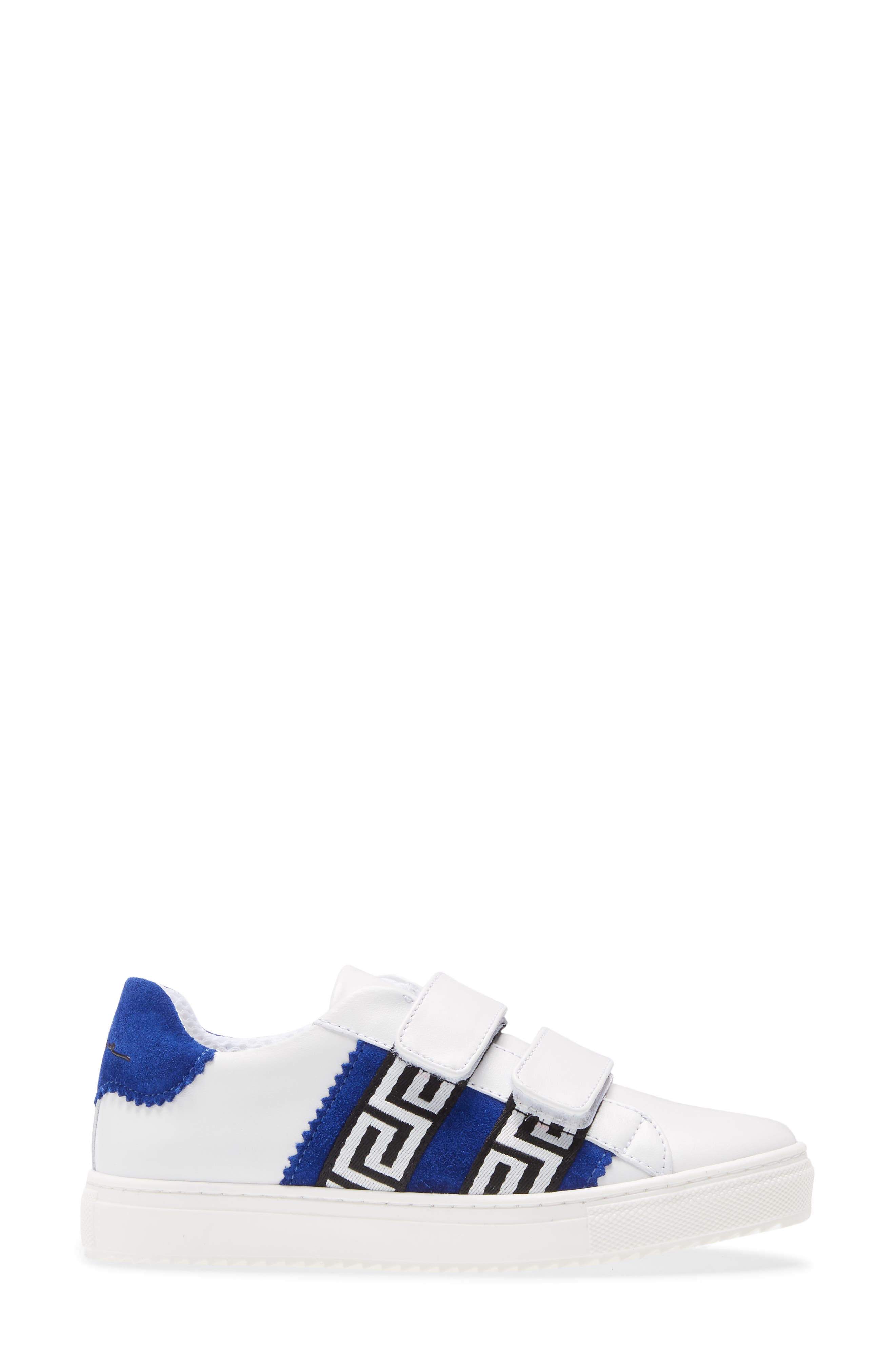 Logo Sneaker, Alternate, color, WHITE/ BLUE/ GOLD