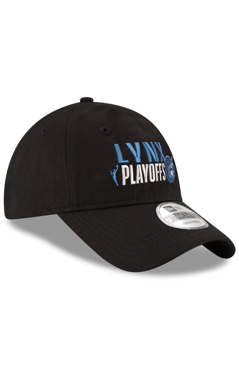 New Era Unisex New Era  Black Minnesota Lynx 2025 WNBA Playoffs 9TWENTY Adjustable Hat, Alternate, color, 